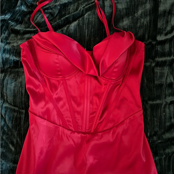 Red Corset Dress - Picture 5 of 6